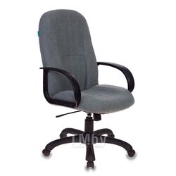Кресло для руководителя Бюрократ T-898 ткань, серый, крестов. пластик