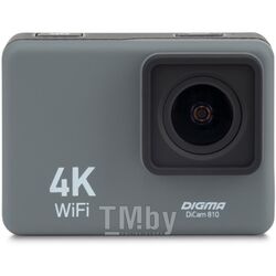 Экшн-камера Digma DiCam 810 (серый)