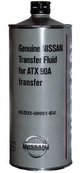 Масло трансмиссионное синтетическое 1л - ATX90A, в раздаточную коробку NISSAN KLD2200001EU