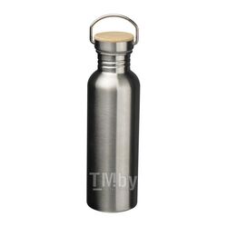 Бутылка для воды 800 мл. "Bingol" метал./бамбук, серый Easy Gifts 229407