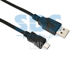 Кабель micro USB (male) штекер - USB-A (male) штекер, 1,8 м, черный REXANT