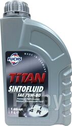 Трансмиссионное масло FUCHS TITAN SINTOFLUID 75W80 (1L) API GL-5 601411519
