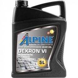 Трансмиссионное масло ALPINE ATF Dexron VI / 0100692 (5л)