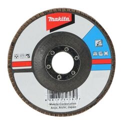 Лепестковый шлифовальный диск MAKITA А60, 125мм, стекловолокно, плоский D-27296