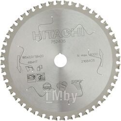 Диск пильный по металлу Hitachi 185х20мм, 48 зуб., для резки нерж. стали INOX, H-K/752435