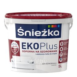 Краска Sniezka EKO Plus, 5л белый 1303-05000-00001-00