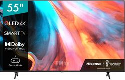 Телевизор Hisense 55E7HQ (4K, QLED, Smart, Wi-Fi)
