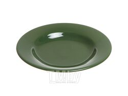 Тарелка глубокая керамическая, 211 мм, круглая, серия Лапсеки, зеленая, PERFECTO LINEA