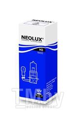 Лампа галогенная H3 12V 55W PK22s Standart (стандартные характеристики) NEOLUX N453