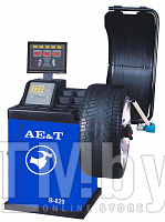 Балансировочный станок для колес легковых автомобилей до 65кг, 10-24" для литых колес, автоввод 3 параметров AE&T B-829