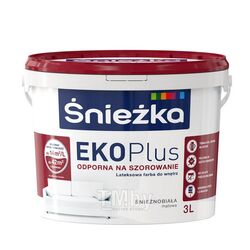 Краска Sniezka EKO Plus, 3л белый 1303-03000-00001-00