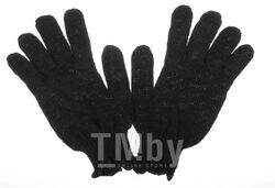 Перчатки п/шерстяные черные 7 класс "Спец" (мин. риски) (Континент-Сити)
