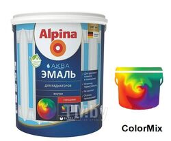 Акриловая эмаль для радиаторов Alpina 0,9 л/1,08 кг