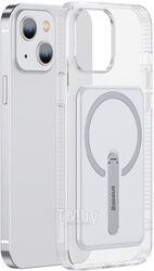 Накладка Baseus Magnetic Phone Case with a Bracket For iP13 6.1 inch 2021 Transparent (ARCX000002)