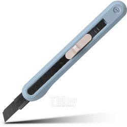 Нож для бумаги "Deli Nusign" 9 мм, усиленный, синий