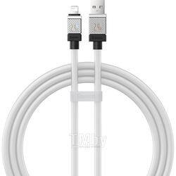 Кабель Baseus CAKW000402 CoolPlay Series Fast Charging Cable USB to iP 2.4A 1m White