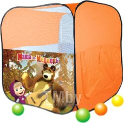 Детская игровая палатка Sundays Маша и медведь / 378697 (+100 шариков)