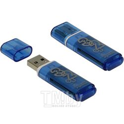 USB-флэш накопитель Smart Buy Glossy, USB 2.0, Blue 32GB SB32GBGS-B