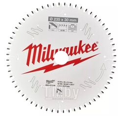 Пильный диск для циркулярной пилы по алюминию MILWAUKEE 235x30x2,4x60 4932471309