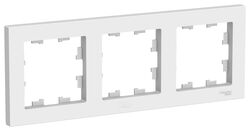 Рамка AtlasDesign 3-постовая, белый Schneider Electric ATN000103
