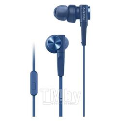 Наушники-гарнитура Sony MDR-XB55AP EXTRA BASS, синий