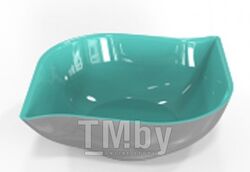 Салатник двухцветный Taila (Тайла) 1 л, бирюза, BEROSSI (Изделие из пластмассы. Литраж 1 л. Размер 210 x 185 х 65 мм)