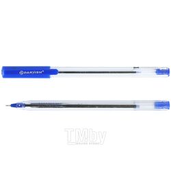 Ручка шар. синяя Trinity на масляной основе корпус прозрачный трёхгранный Darvish DV-13226
