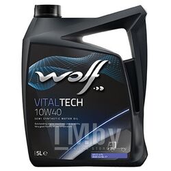 Моторное масло (PN 8300912) VitalTech 10W-40 5 л Wolf 14626/5