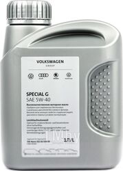 Масло моторное синтетическое 1л 5W-40 Special G 502/505, мультибренд VAG, произв. ЛЛК VAG GR52502M2