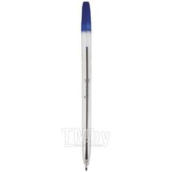 Ручка шариковая d=0.7 мм, синяя, прозрачн. корпус, Attomex 5073320