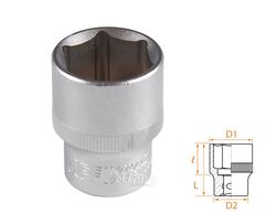 Головка торцевая стандартная шестигранная 1/2", 22 мм AFFIX AF00040022