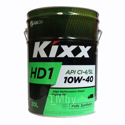Моторное масло синтетическое KIXX HD1 10W40 20L API: CI-4 SL Fully Synthetic L2061P20E1