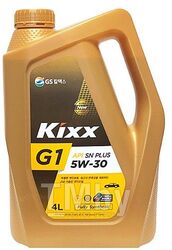 Моторное масло KIXX G1 SN PLUS 5W30 4L API: SN PLUS-RCILSAC GF-5Fully Synthetic Ж банка L210144TR1