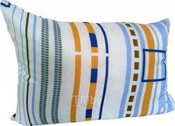 Подушка для сна Angellini 5с3606п 50x70 (белый/голубые полоски)