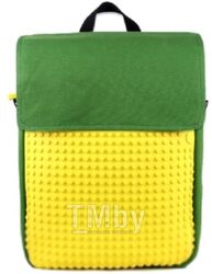 Рюкзак Upixel Canvas Top Lid Pixel Backpack WY-A005 / 80084 (зеленый/желтый)