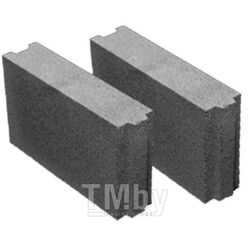 Блок керамзитобетонный полнотелый для перегородок 510x120x240 (поддон 90 шт.) ТермоКомфорт