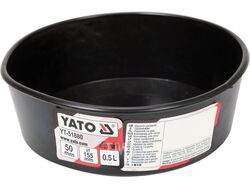 Емкость резиновая для замешивания гипса d155мм., высота 50мм., 0,5л. Yato YT-51880
