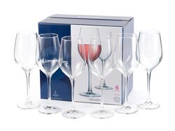 Набор бокалов для вина стеклянных "Celeste" 6 шт. 350 мл Luminarc