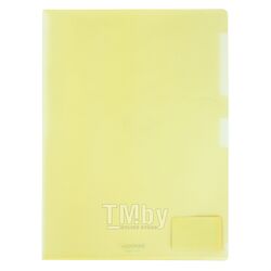 Папка-уголок А4 150мкм жёлтая Darvish DV-13180-YE