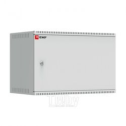 Шкаф телекоммуникационный настенный 6U (600х350) дверь металл, Astra серия EKF PROxima ITB6M350