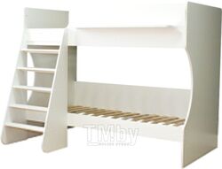 Двухъярусная кровать Можга Капризун 3 / Р434 (белый)