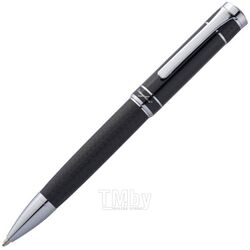 Ручка шарик/автомат метал., подарочн. упак., черный/серебристый, стерж. синий Macma F21003
