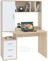 Письменный стол Сокол-Мебель КСТ-16 (дуб сонома/белый)