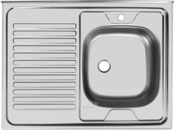 Мойка кухонная Ukinox STD800.600 5C 0R (с сифоном)
