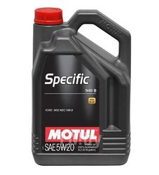 Моторное масло MOTUL 5W20 (5L) SPECIFIC 948B ACEA A1 B1FORD WSS M2C 948B (ЗАМЕНА MOT104423) 106352