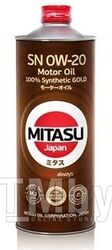 Моторное масло MITASU 0W20 1L GOLD SN ILSAC GF-5 DEXOS 1 MJ1021