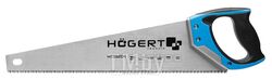 Пила-ножовка 450 мм, 7 TPI, закаленное, трёхсторонняя заточка HOEGERT HT3S204