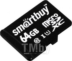 Карта памяти Smart Buy MicroSDXC 64Gb Class 10, без адаптера APT-SB64GBSDCL10-00