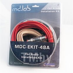 Комплект проводов для подключения 4-х канального усилителя md.Lab MDC-EKIT-48A
