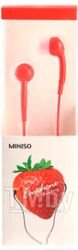 Наушники Miniso Fruit Series / 6416 (красный)